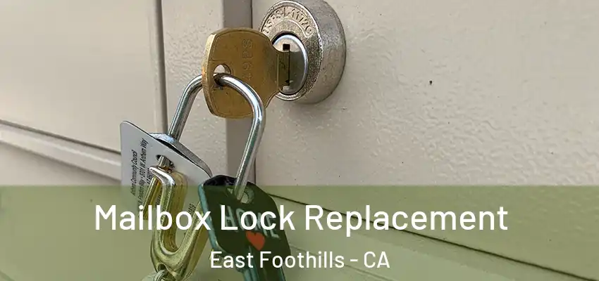 Mailbox Lock Replacement East Foothills - CA